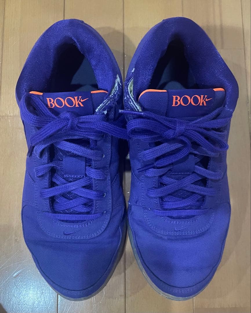 Nike ナイキ Book1 26.5 バッシュ ブック1 サンセット 紫 靴