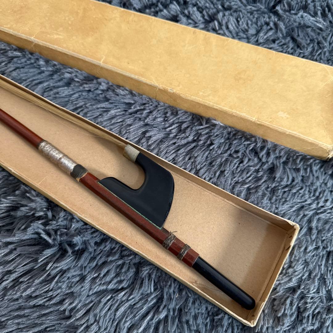 SUGITO コントラバス用 弓 弦楽器 bow 箱付き