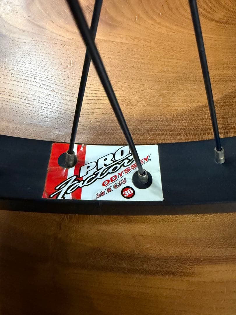 ODYSSEY BMX ホイール リア10ミリ プロファクター フリーホイール付