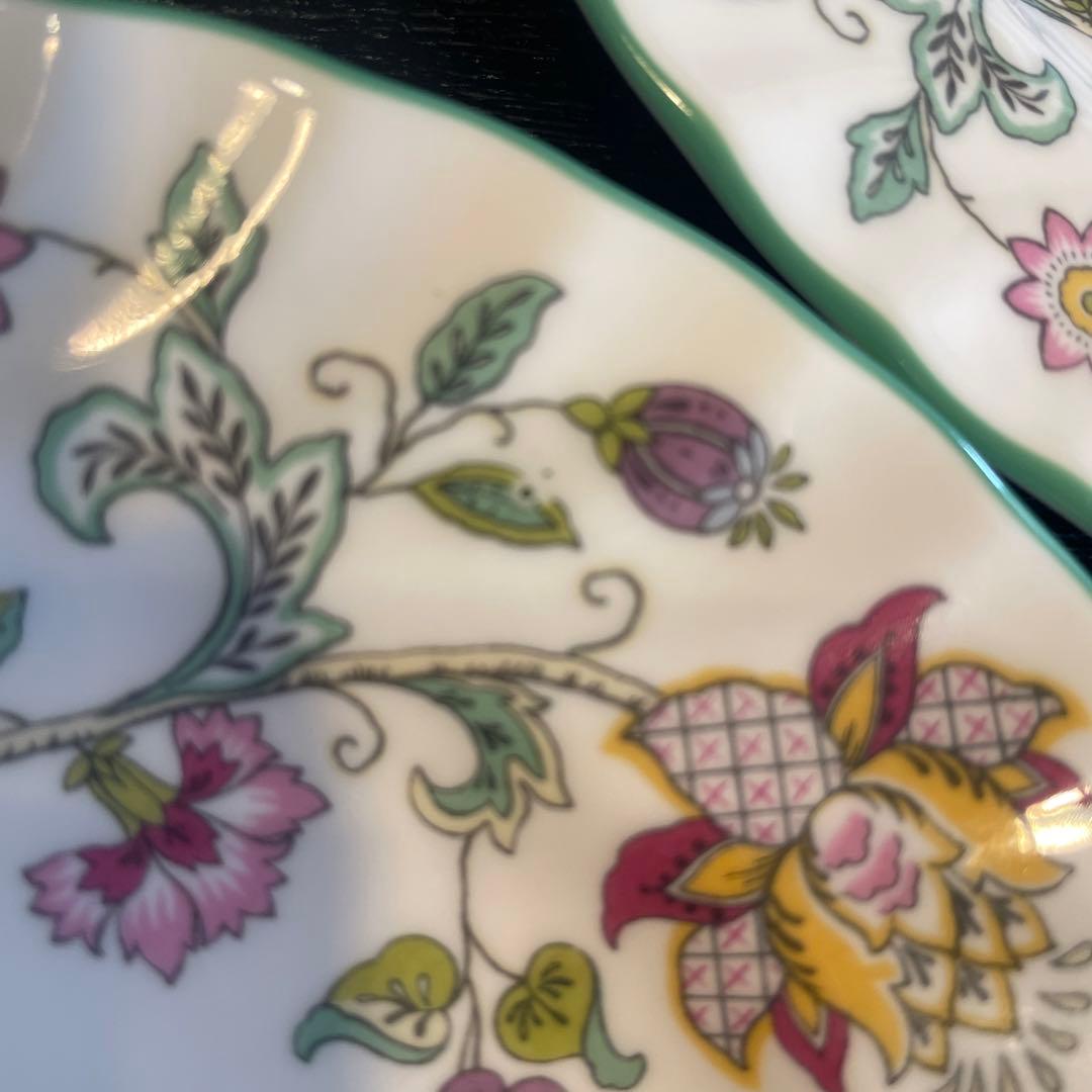 MINTON ハドンホール4点セット　ケーキスタンド　ケーキ皿2枚　小皿1枚
