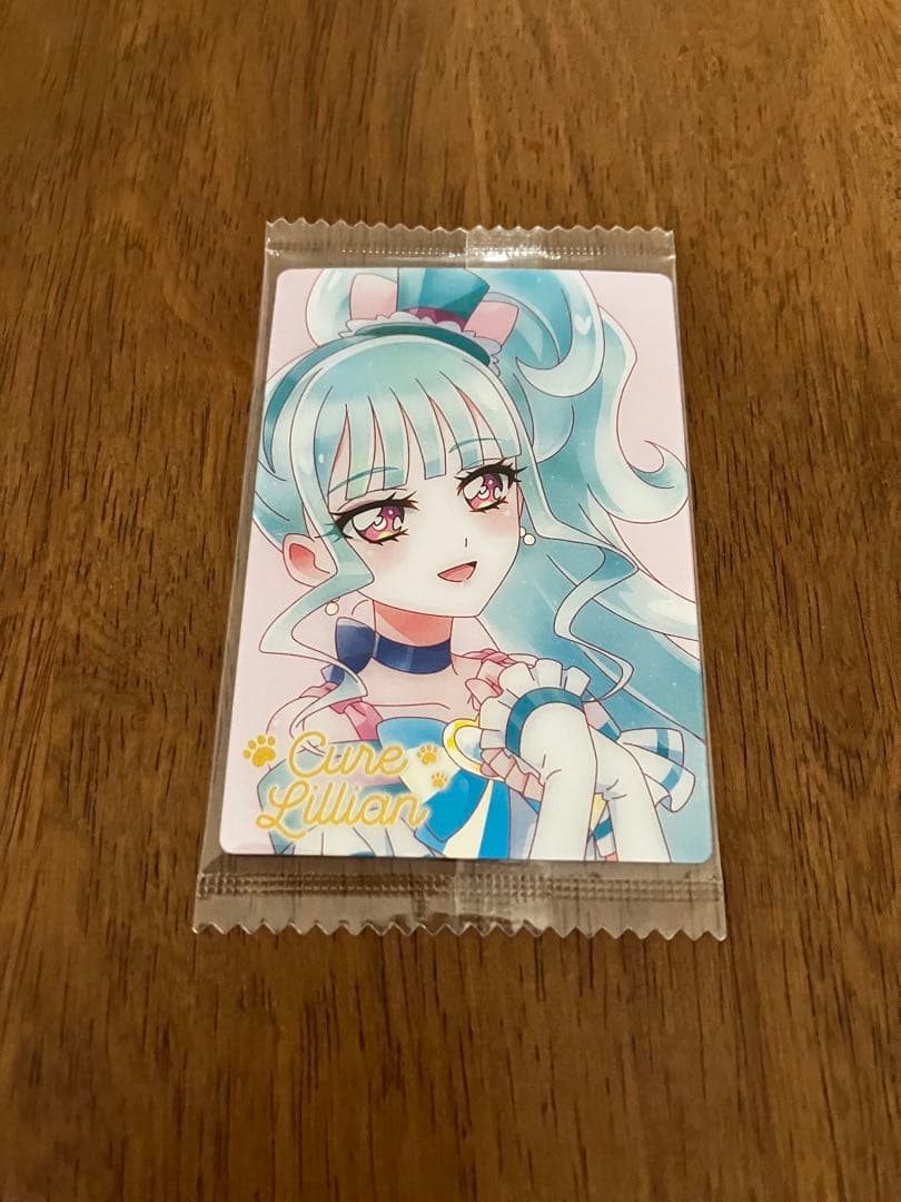 わんだふるプリキュア　ウエハースカード　ヒロインレア（HR）とおまけ6枚セット