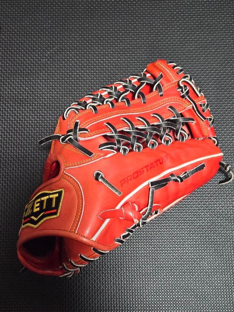 中古 ZETT PRO STATUS 硬式グローブ 外野手用 BPROG771