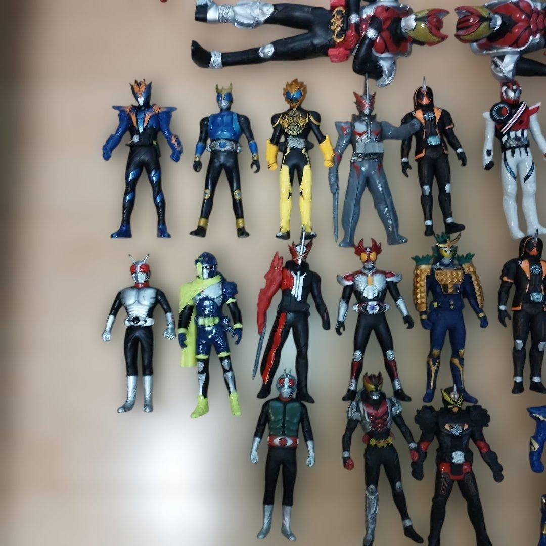 仮面ライダー　ソフビ　43体セット　まとめ売り　BANDAI　バンダイ