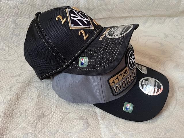 NYヤンキース2024ポストシーズン2回優勝時選手着用９シリーズ2組限定CAP