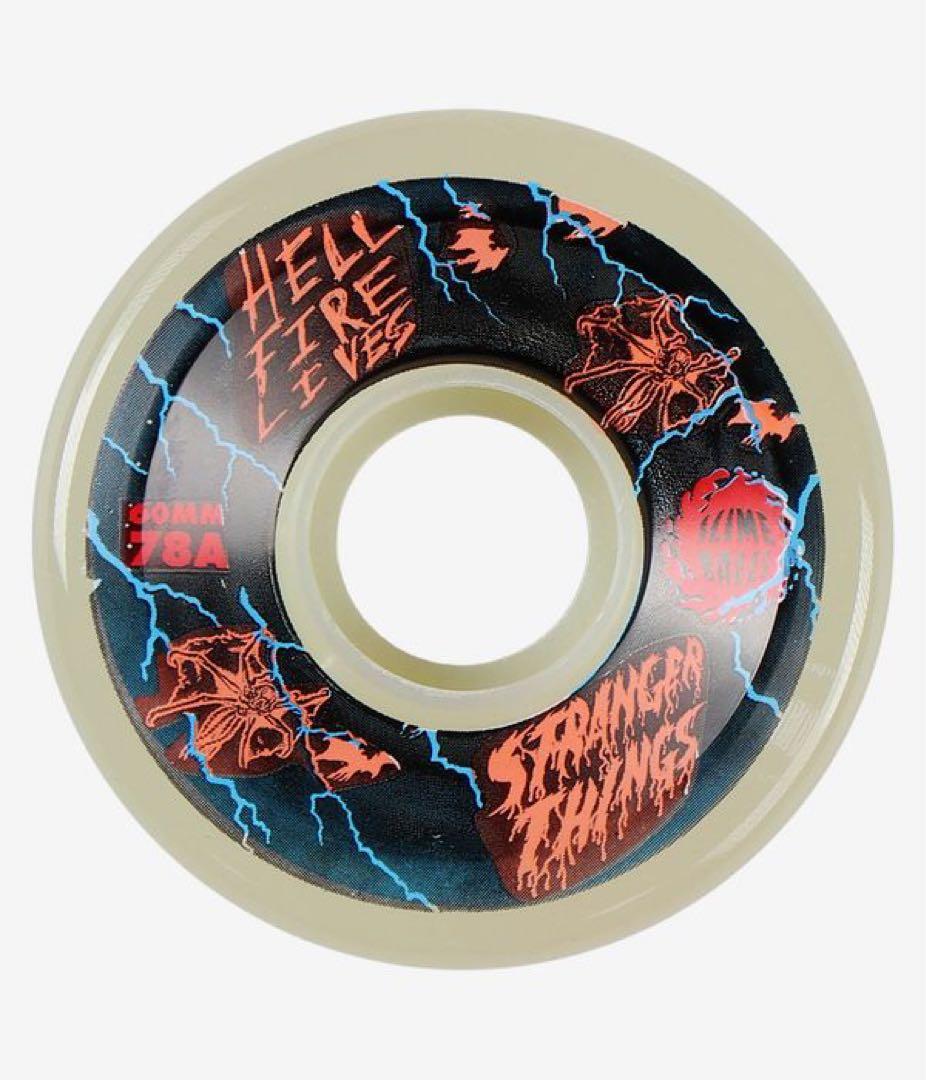 スケートボード SANTA CRUZ X STRANGER THINGS 60 MM 78A
