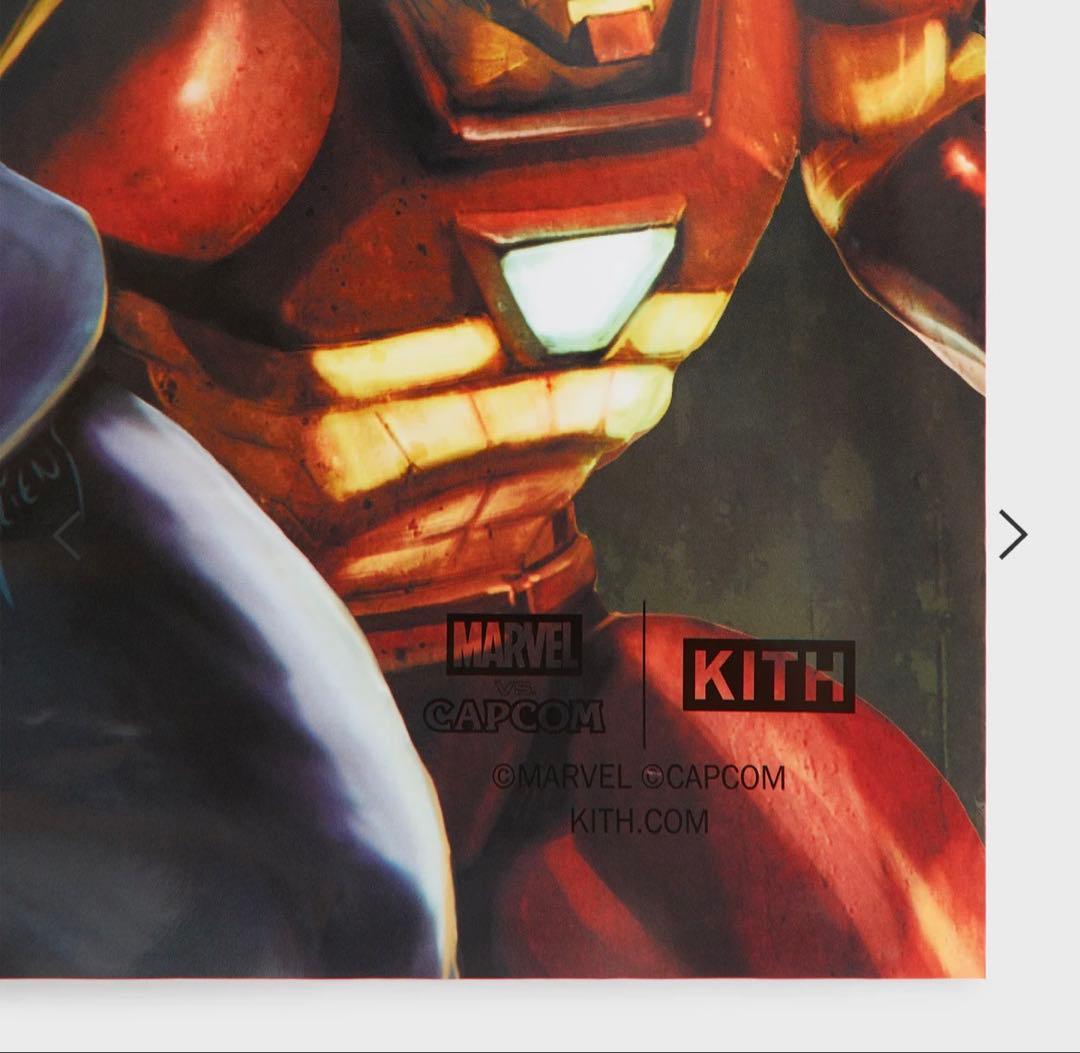 特大ポスター2枚セット Marvel vs Capcom Kith スト2