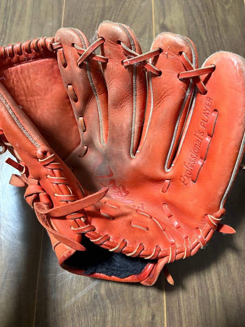 ハイゴールド プロフェッショナルモデル オレンジグローブ 右投げ用