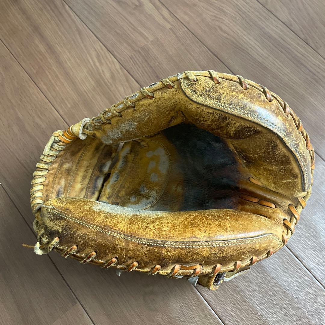 硬式野球グローブ レザー製 オープンバック