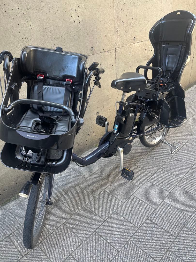 パナソニック　20インチ　電動自転車 3人乗り電動自転車　ギュット　子供乗せ