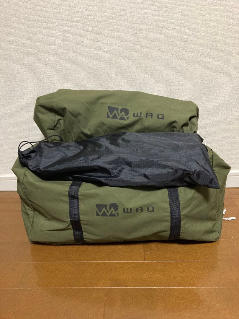 【3点セット】WAQ Alpha T/C　テント/二股ポール/フロントウォール