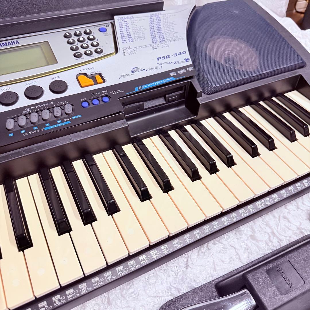 Yamaha ヤマハ PSR-340 電子キーボード シンセサイザー　ペダル付
