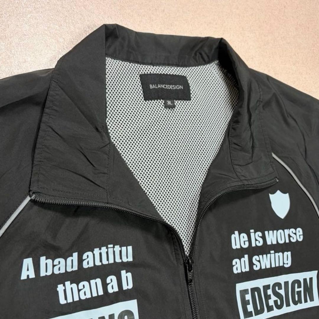 美品 BALANCEDESIGN GOLF Wear Nylon Jacket