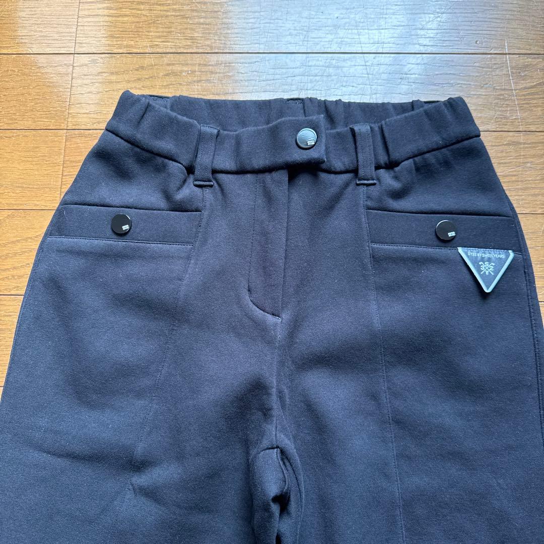 SY32by SWEET YEARS レディースパンツ　黒