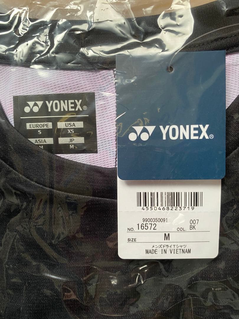 YONEX ヨネックスドライTシャツ 黒 サイズM