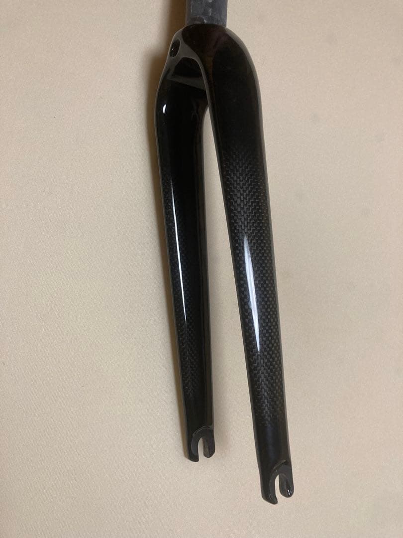 DAHON ダッシュアルテナ用 フルカーボン フロントフォーク 艶あり(グロス)