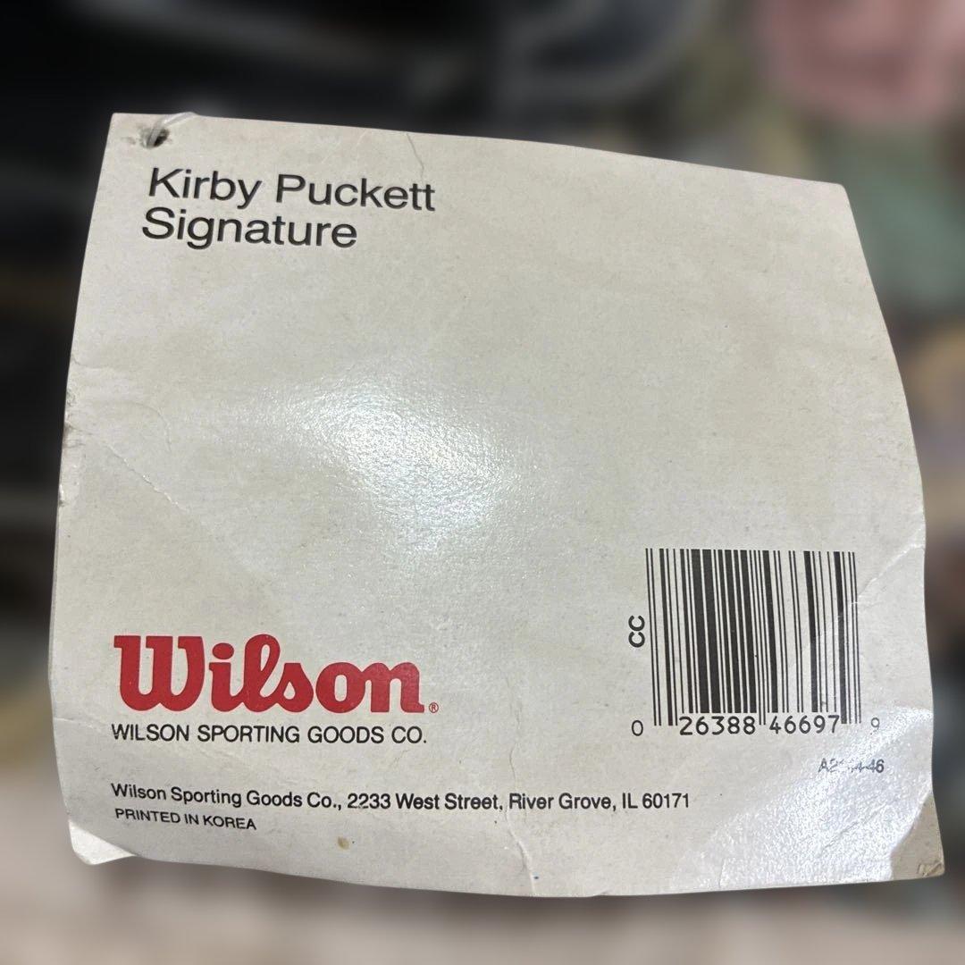 グローブ Kirby Puckett Signature AUTOGRAPHSERIES