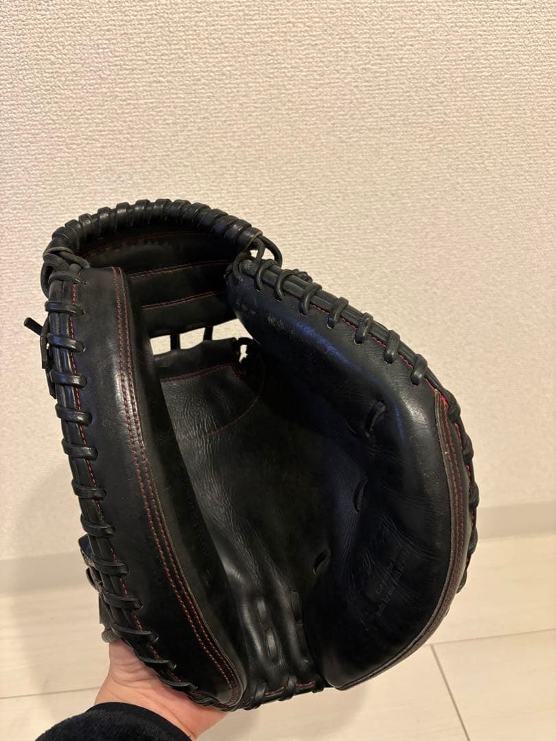 硬式用　ハタケヤマ キャッチャーミット ブラック 実使用可
