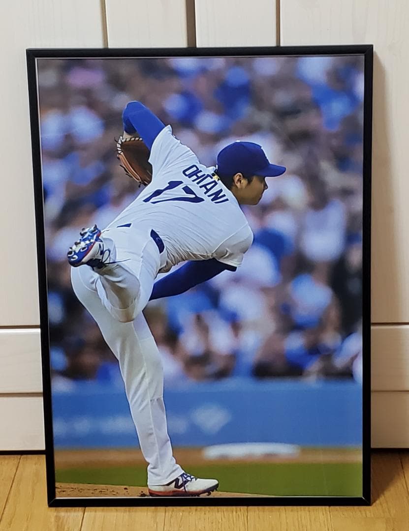 うたたキルホーマン ドジャース大谷翔平 ！A3ポスターフレーム付き③セット