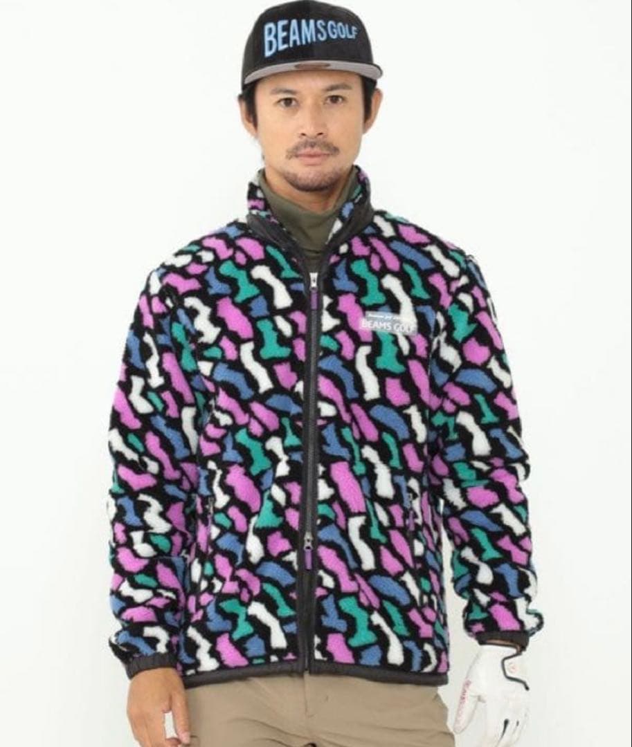 完売！極暖 新品 BEAMS GOLF メンフィス フリース ブルゾン