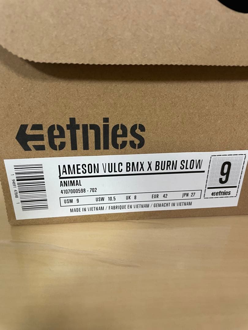エトニーズ　スケートシューズ JAMESON VULC X BURN SLOW