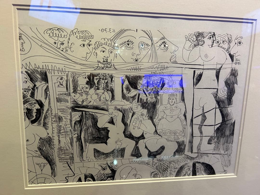 ピカソPablo Picasso リトグラフ 1930年制作 ポスター　額縁入り