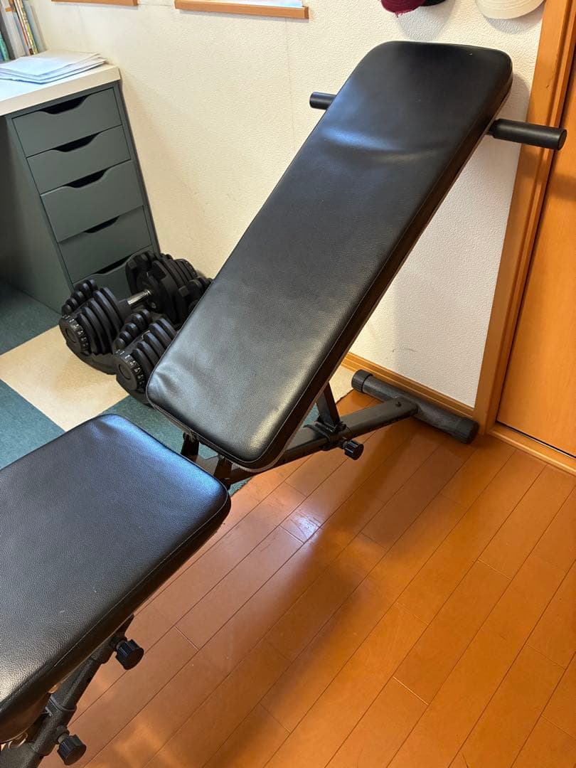 【引き取り限定】可変式ダンベル40kg×2 ＆ マルチベンチ セット