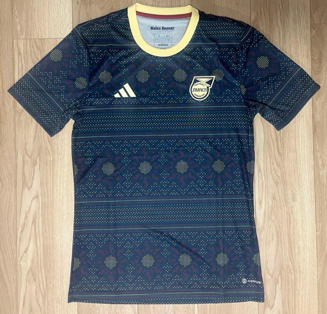 adidas ジャマイカ代表　プレマッチシャツ　トレーニングシャツ　国内Mサイズ