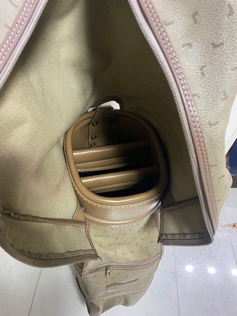 LANCEL ランセル　キャディバッグ　ゴルフバッグ　レトロ