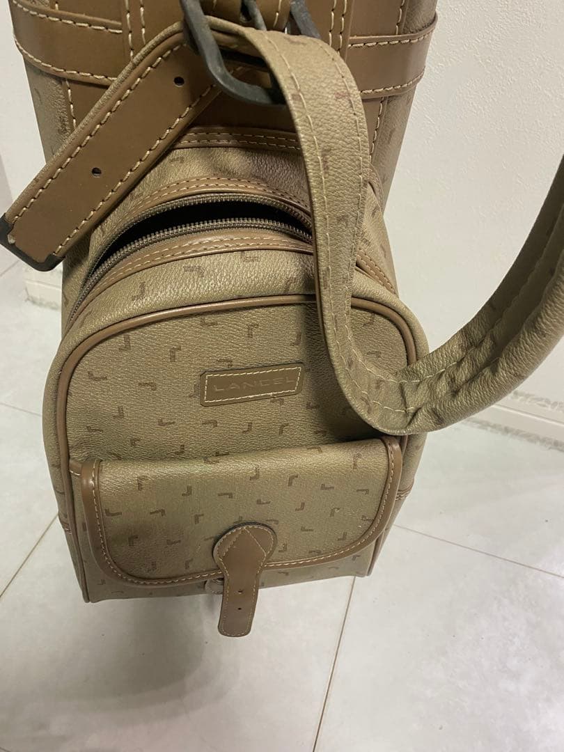 LANCEL ランセル　キャディバッグ　ゴルフバッグ　レトロ