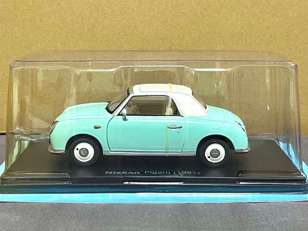アシェット 国産名車 1/24 日産 フィガロ 1991 ミニカー 旧車