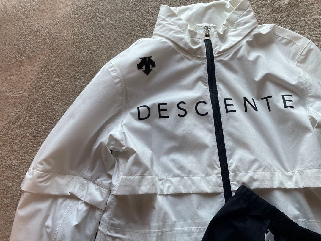 値下げDESCENTE レディース レインウェア セットS