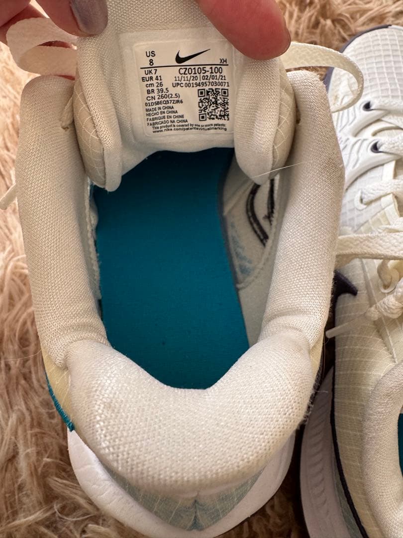 Nike バスケットボールシューズ ホワイト/ブルー