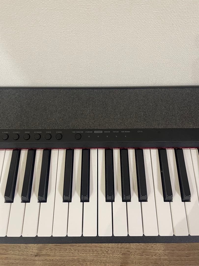 【キレイ】CASIO CT-S1 電子ピアノ ブラック