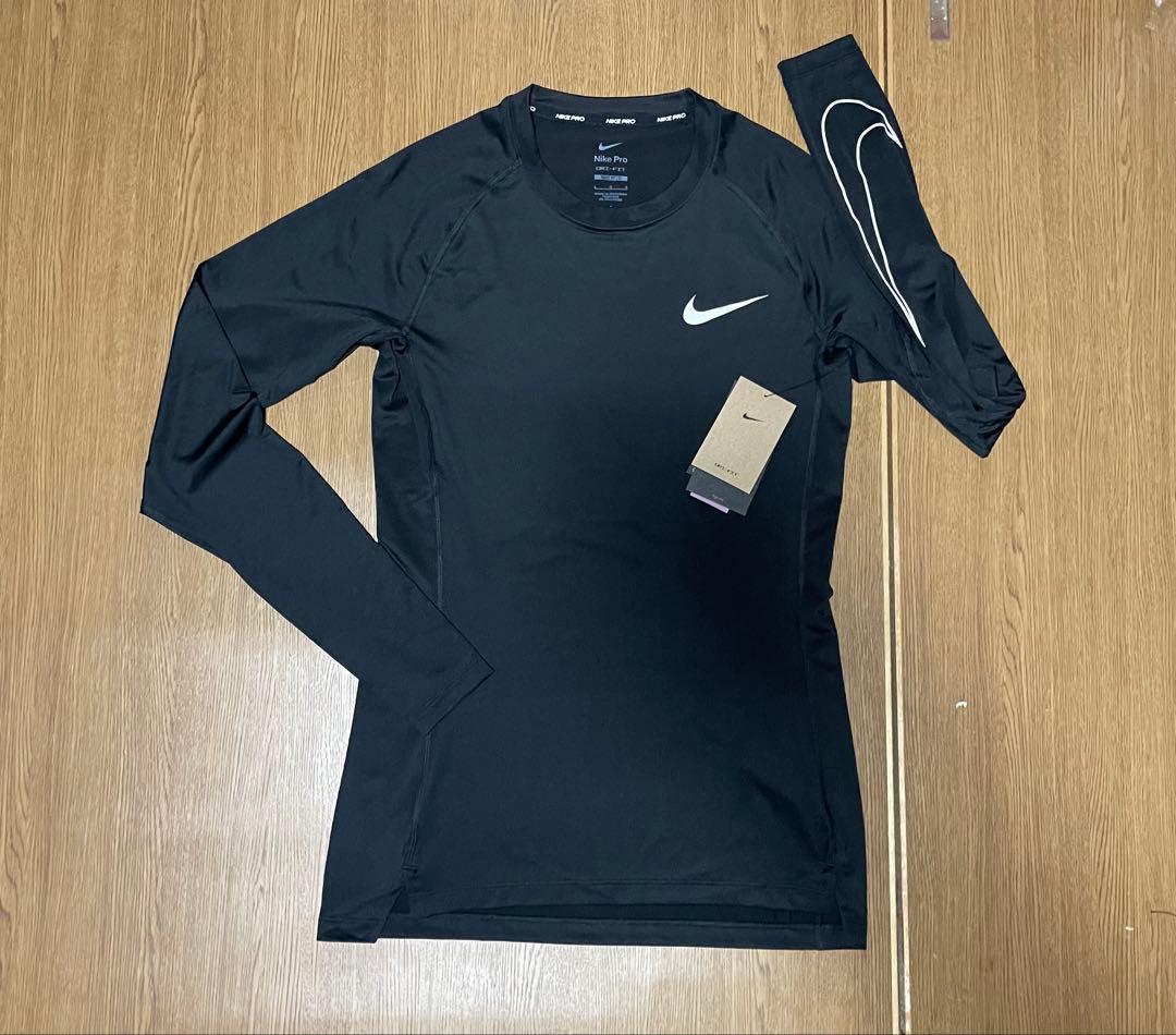 NIKE PRODri-FITロングスリーブメンズ ブラック