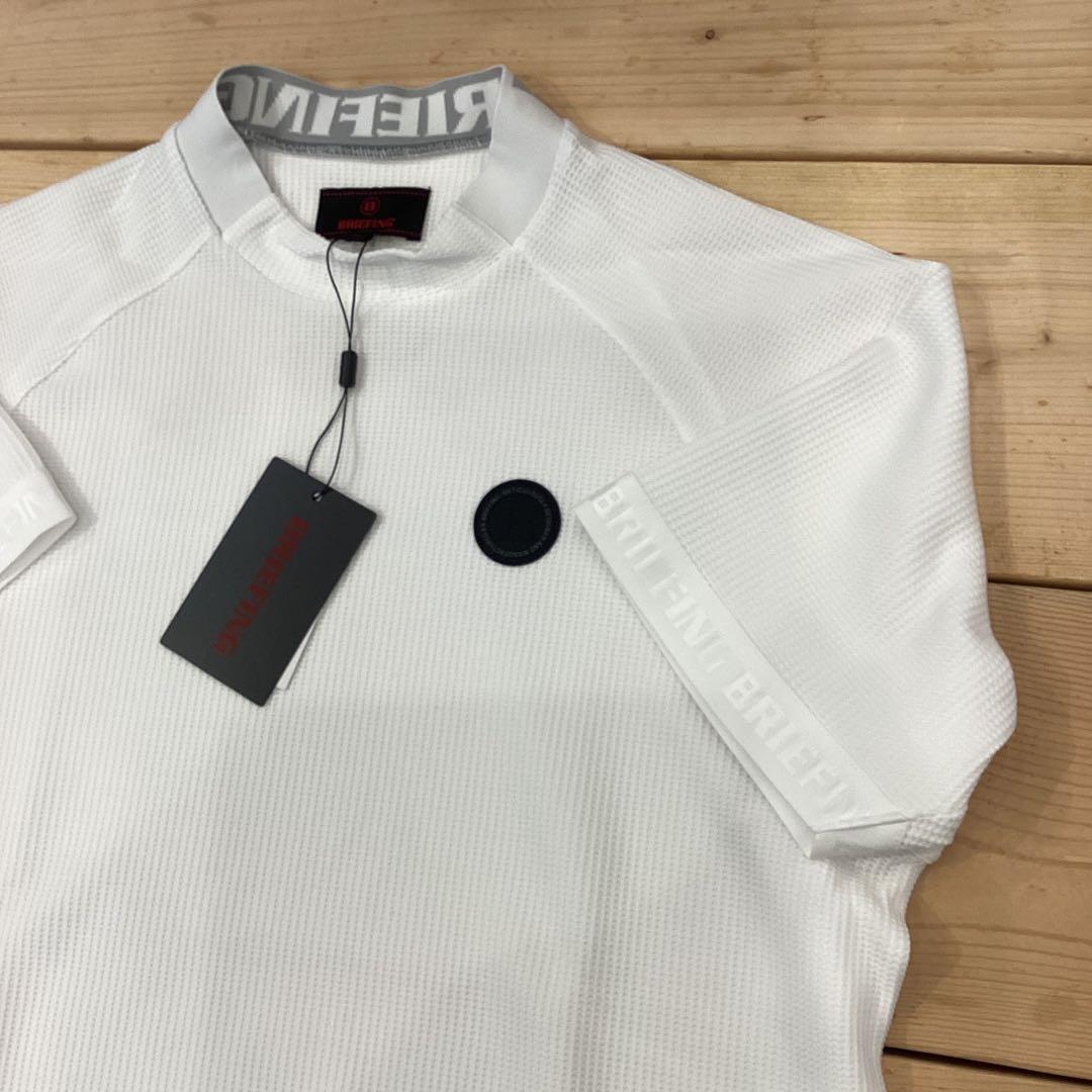 新品　BRIEFING 正規品　NECK LOGO HIGHNECK 白　M