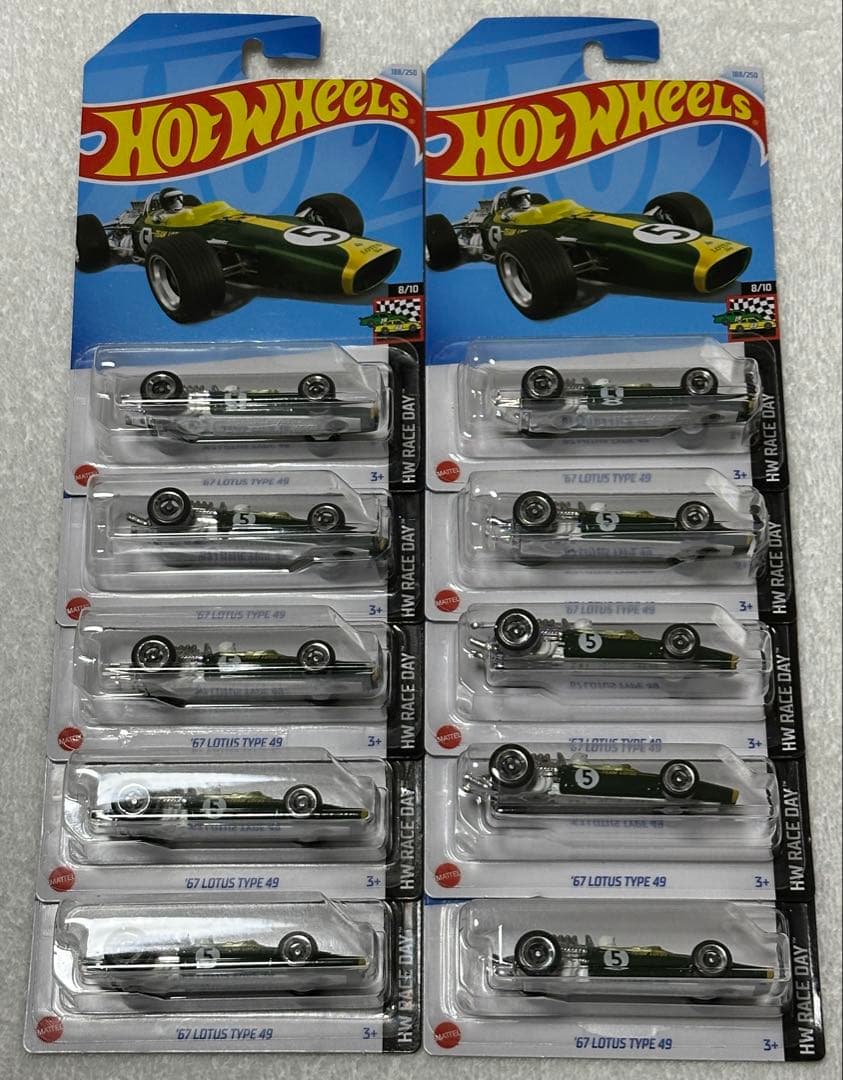ホットウィール 67 LOTUS TYPE 49 10台