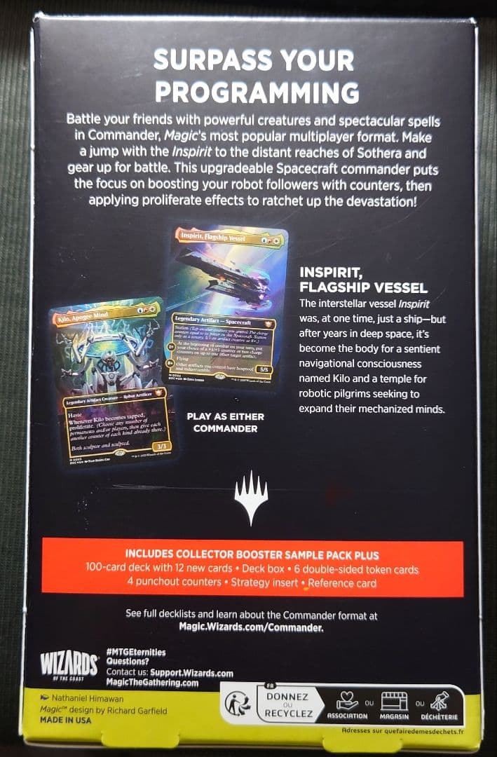 mtg 絶版稀少 統率者デッキ 英語版 カウンターインテリジェンス eoc