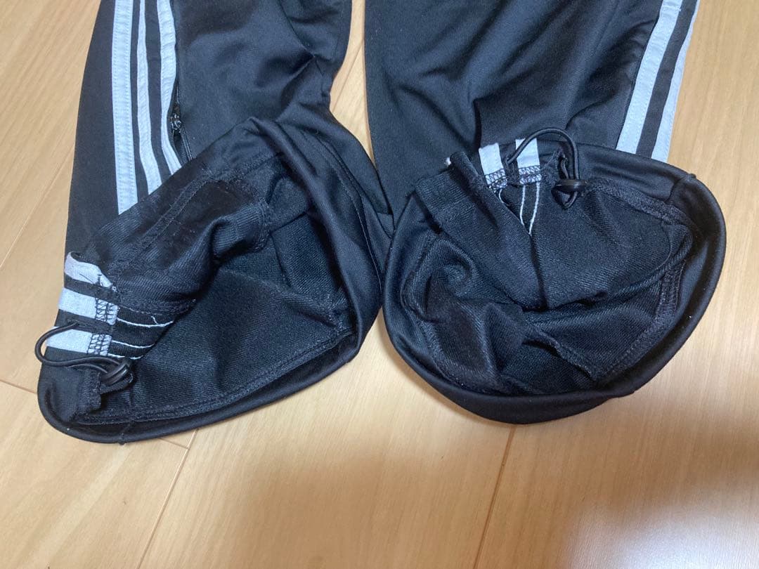 00s adidas アディダス　トラックパンツ　ワイドストレート　黒