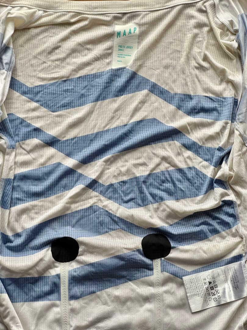  PRO FIT JERSEYサイクルジャージ ホワイト/ネイビー