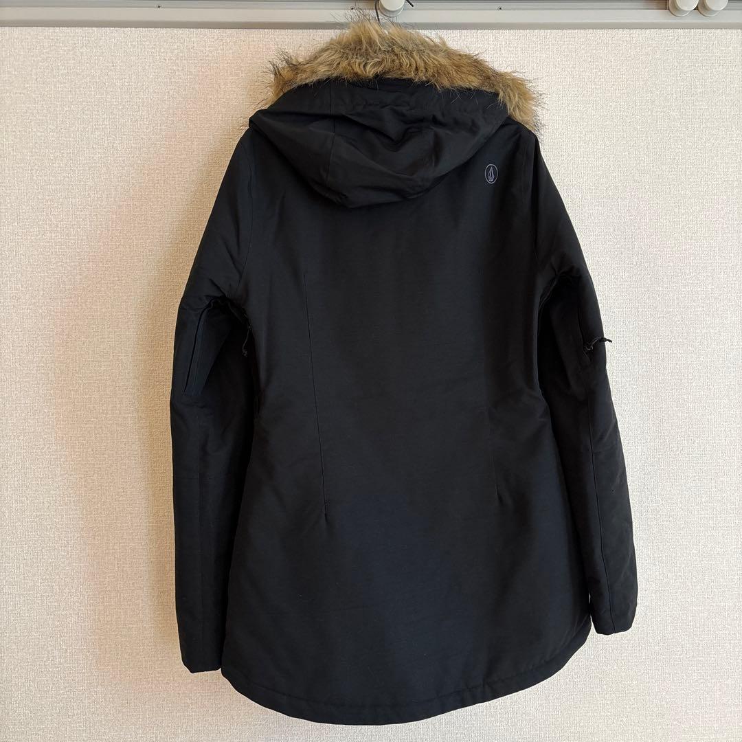 Volcom ブラック スノーボードジャケット