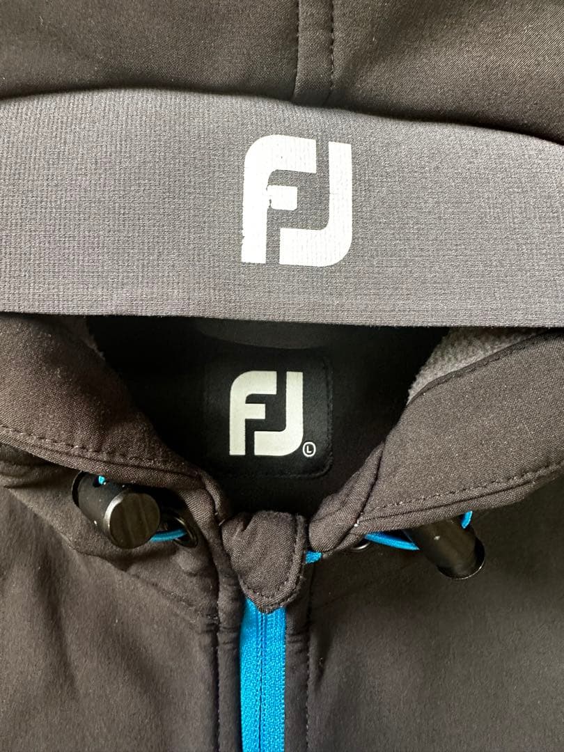 FJ フード付きジャケット ブラック　L