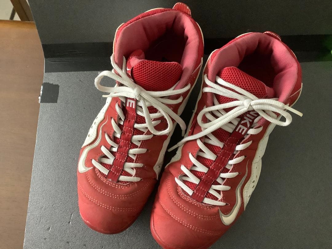 Nike バスケットボールシューズ レッド/ホワイト ナイキエアチーム2.0