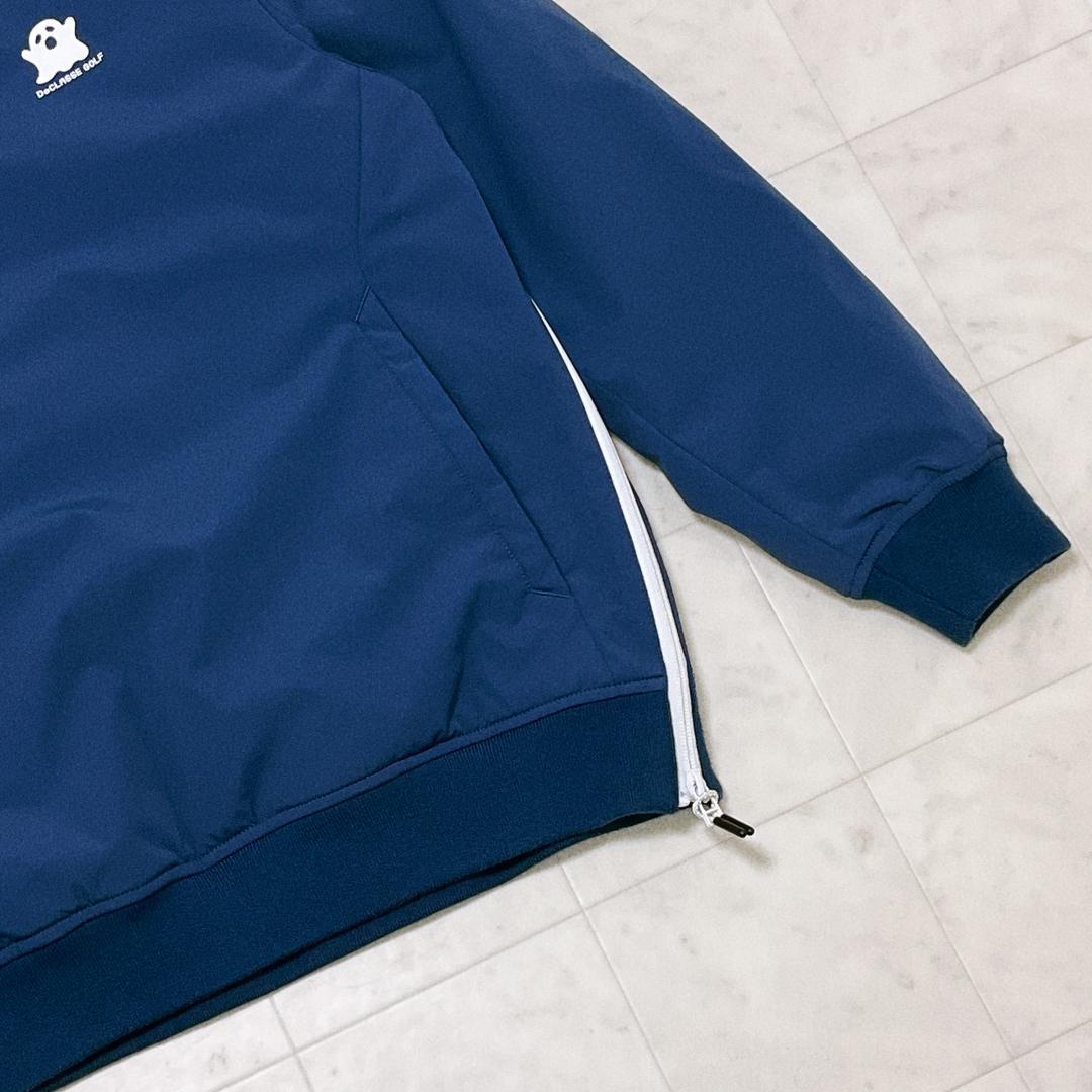 【美品】DoCLASSE ドゥクラッセ ゴーストプリント スニード ブルー L
