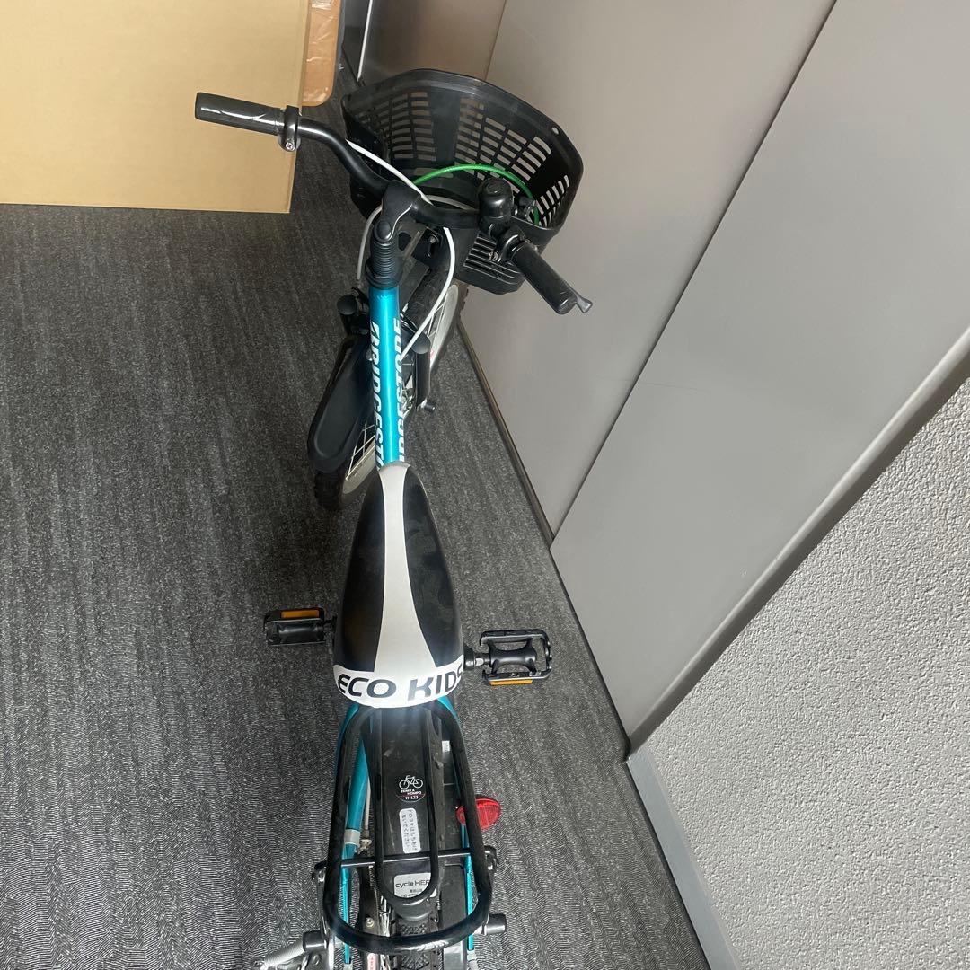 アクア　子供用自転車 手渡し送料無料ブリヂストンエコキッズ超美品18インチ