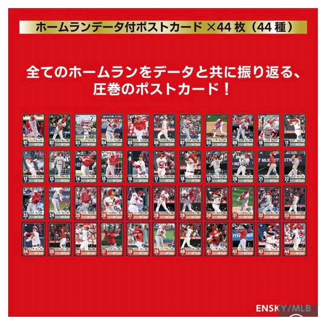 大谷翔平 ホームラン王記念 2023 ポストカードセット 郵便局限定