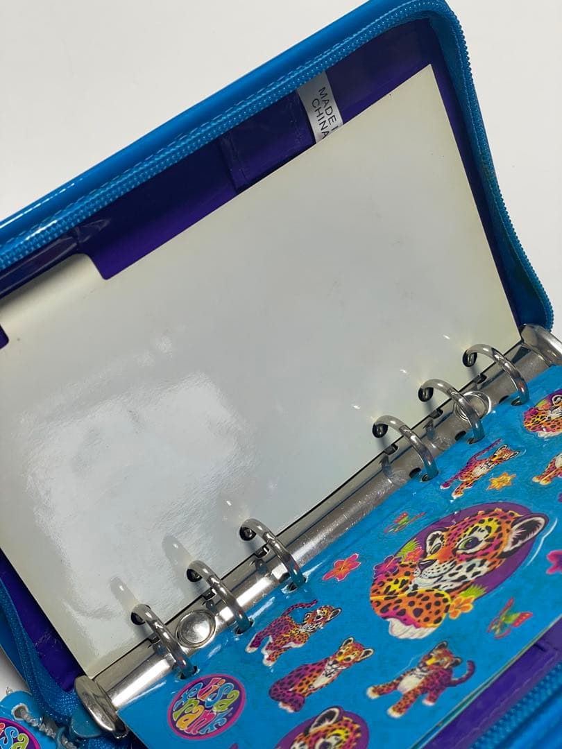 超希少・タグ付Lisa Frank ヒョウのハンター システム手帳 ヴィンテージ