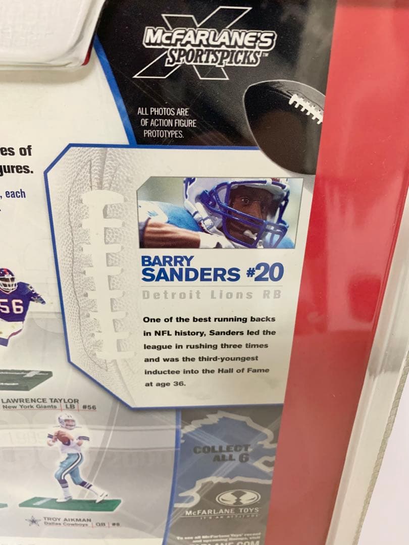 Mcfarlane マクファーレン NFLフィギュア バリー・サンダース