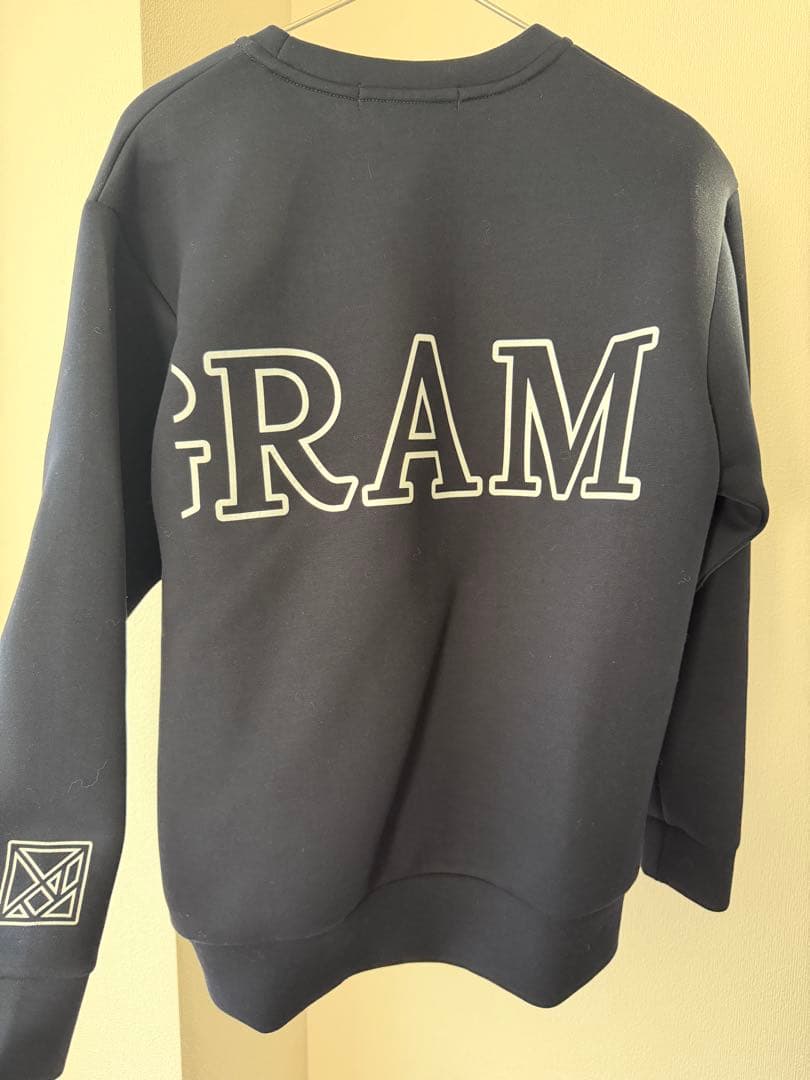 TANGRAM TLW LOGO DOUBLE KNIT CREW 【NAVY】