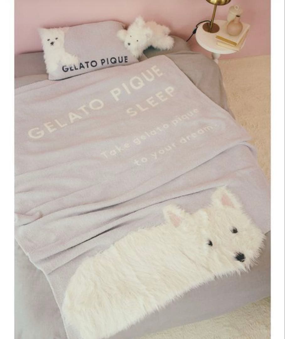 GELATO PIQUE 可愛らし過ぎ♡ウエスティ ジャガードピローケース