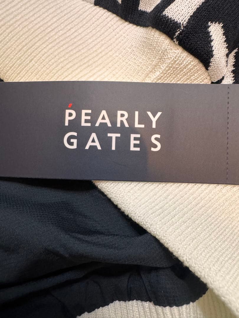 PEARLY GATES ロゴプリント ベスト
